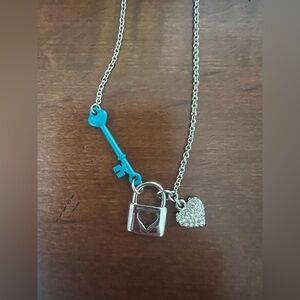 Lia Sophia “Trinket” Silver Charm Necklace NIB